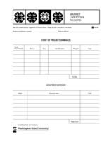 Market Livestock Record