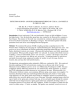 Detection survey and population monitoring of cereal leaf beetle in Oregon, 2001