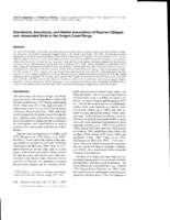 Distribution, abundance, and habitat association of riparian-obligate and -associated birds in the Oregon Coast Range