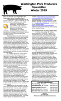 Washington Pork Producers Newsletter, Winter 2019