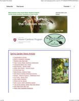 The Garden News, Spring 2014