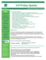 4-H Friday Update, April 17, 2020
