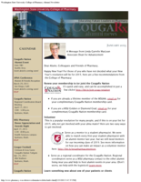 CougaRx Alumni Newsletter, January 2015