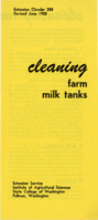 Cleaning farm milk tanks