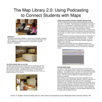 The Map Library 2.0: using new technologies to connect students with maps