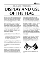 Display and Use of the Flag