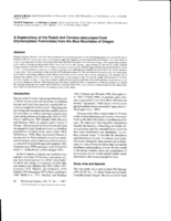 A supercolony of the thatch ant Formica obscuripes forel (Hymenoptera: Formicidae) from the Blue Mountains of Oregon