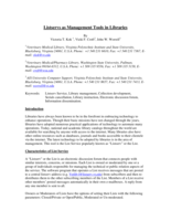 Listservs as managment tools in libraries