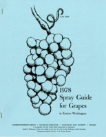 1978 Spray guide for grapes in eastern Washington