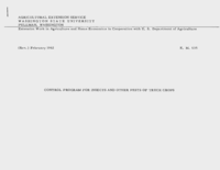 Control program for insects and other pests of truck crops for commercial growers