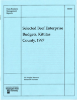 Farm business management reports: Selected beef enterprise budgets, Kittitas County, 1997