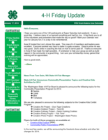 4-H Friday Update, January 17, 2014