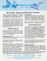 Poultry pointers: Vaccination recommendations for chickens