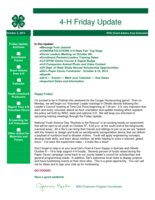 4-H Friday Update, October 3, 2014