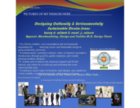 Designing culturally & environmentally sustainable denim jeans