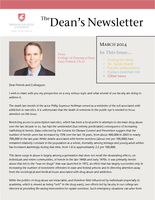 Dean's Newsletter, March 2014
