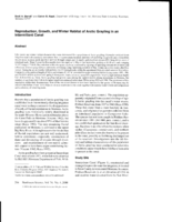 Reproduction, growth, and winter habitat of Arctic grayling in an intermittent canal