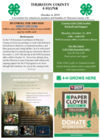 Thurston County 4-H LINK, October 4, 2019