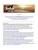 Solar Newsbriefs, June 4, 2020