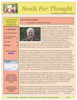 Seeds for Thought, November 2019