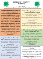 Thurston County 4-H LINK, May 1, 2020