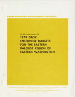 1979 crop enterprise budgets for the eastern Palouse region of eastern Washington