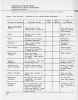 Training aid for judging frozen vegetables