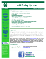 4-H Friday Update, February 9, 2018