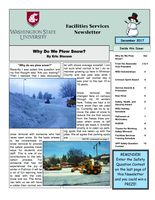 Facilities Services Newsletter, December 2017