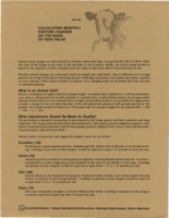Calculating monthly pasture charges on the basis of feed value.