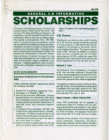 General 4-H information scholarships