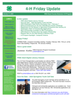 4-H Friday Update, January 17, 2020