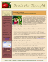 Seeds for Thought, November 2017