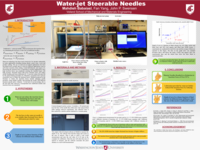 Water-jet Steerable Needles