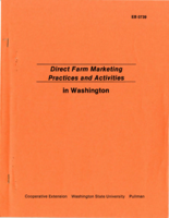 Direct farm marketing practices and activities in Washington