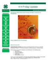 4-H Friday Update, November 29, 2013