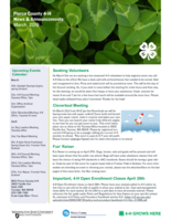 Pierce County 4-H News and Announcements, March 2019