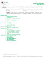 Kitsap County 4-H Newsletter, July 2017