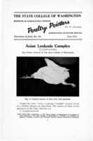 Poultry pointers: Avian leukosis complex