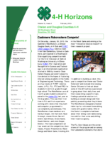 4-H Horizons, February 2013