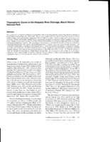 Tropospheric ozone in the Nisqually River drainage, Mount Rainier National Park