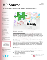 HR Source Newsletter, August 2018