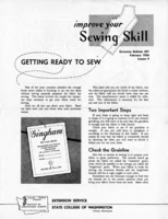 Getting ready to sew