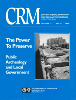 Foreword to Special Issue on Public Archeology and Local Government