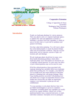 Planting Landscape Plants