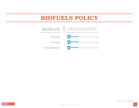 Biofuels Policy