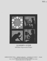 Leader's Guide: 4-H home improvement project