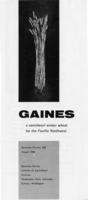 Gaines: a semidwarf winter wheat for the pacific northwest