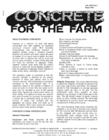 Concrete for the farm