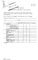 Score card for evaluation of canned meat, fish or poultry